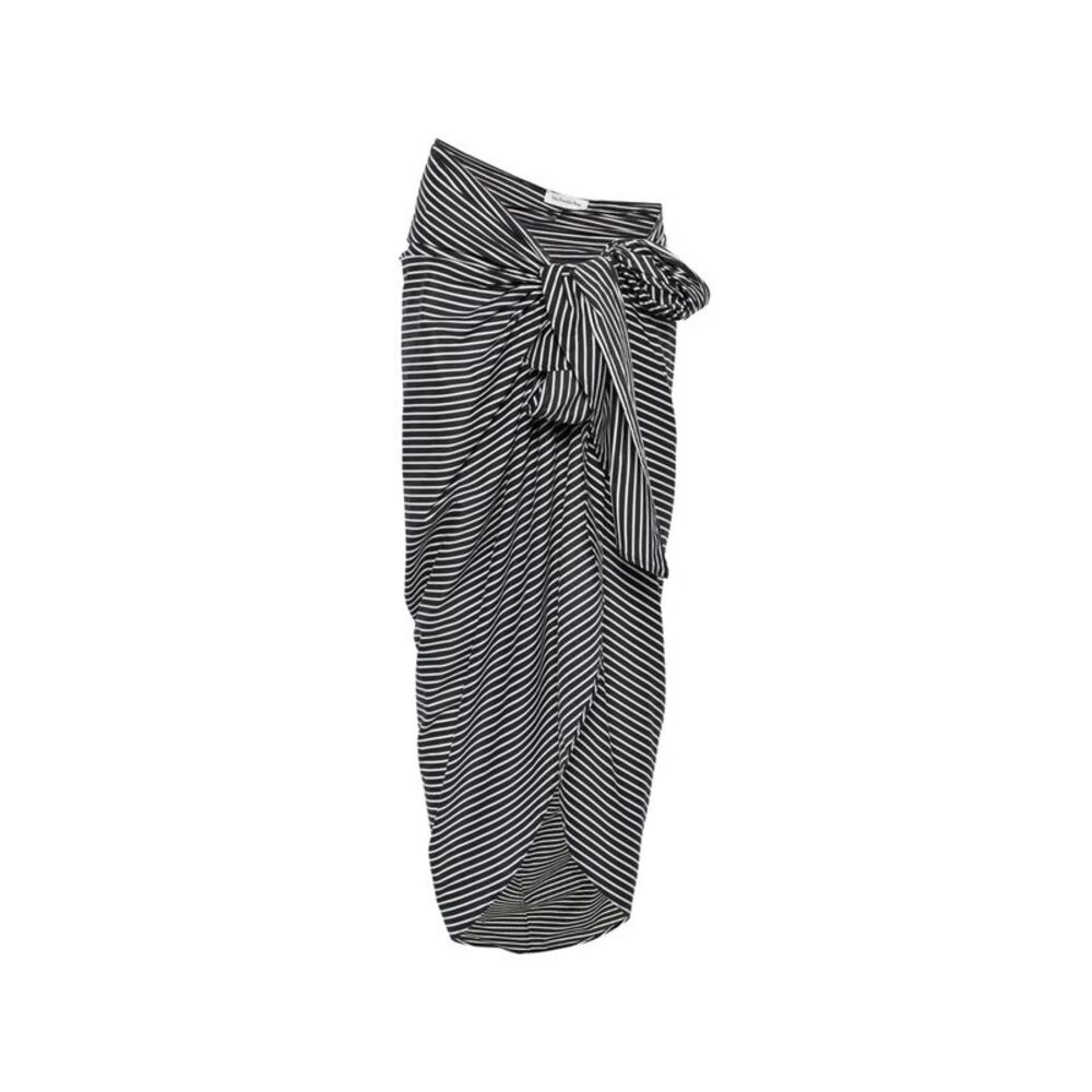 The Frankie Shop Black Skirts - Asymmetric & Draped Skirts Women